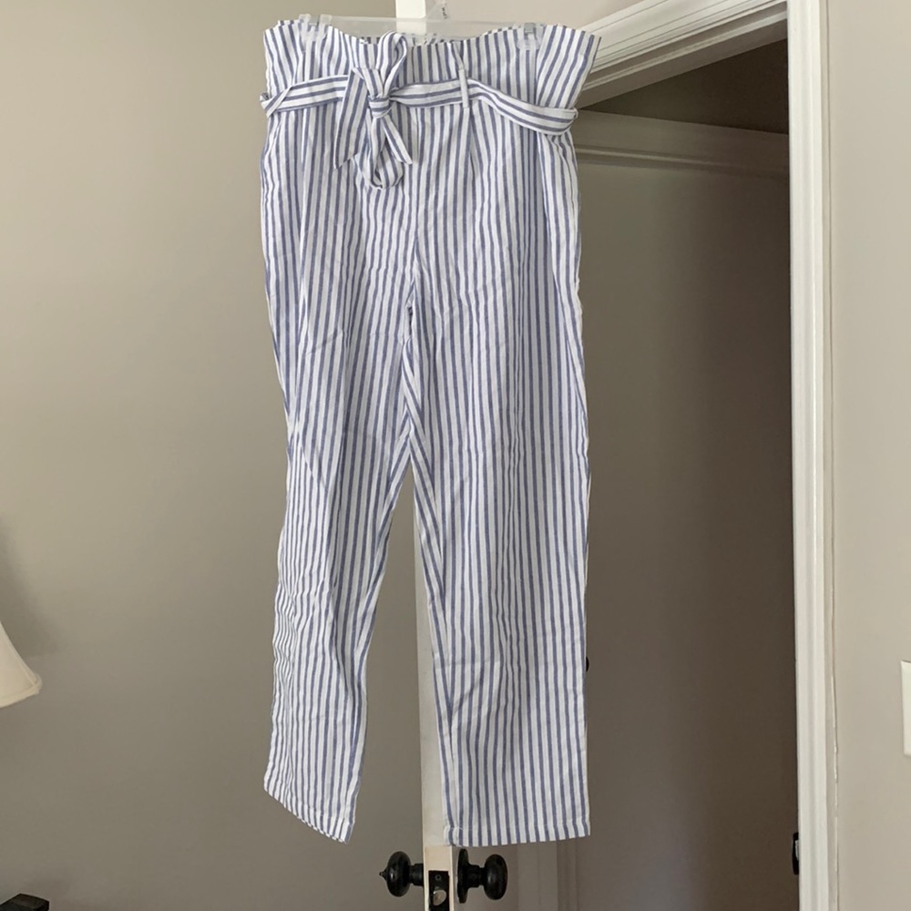 Striped pants, size large